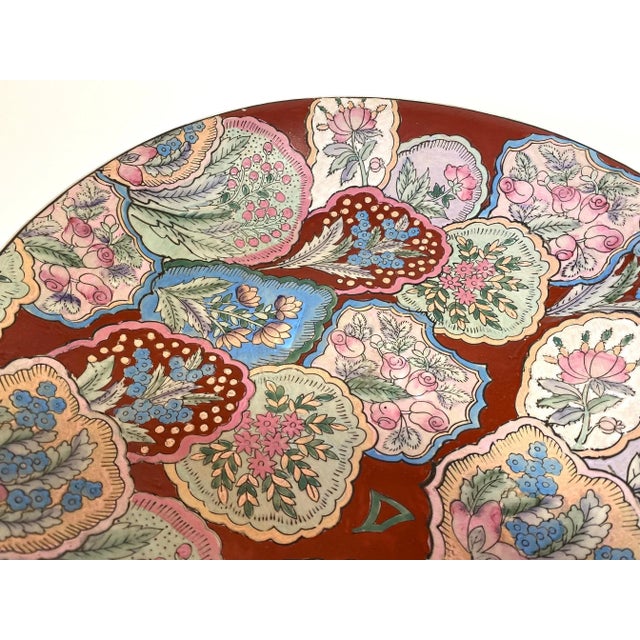 Mid 20th Century Vintage Chinese Hand Painted Decorative Bowl For Sale - Image 5 of 10