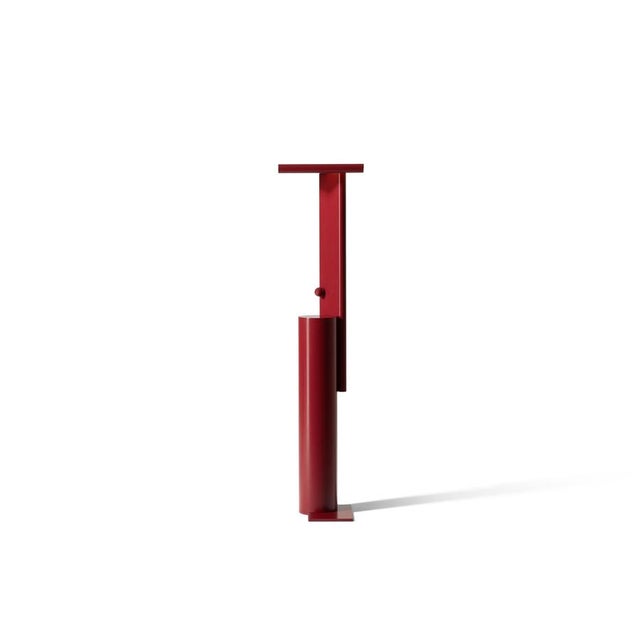 Metal Polyshape Blue Aluminium Floor Lamp by Ferrerol Babin for Cassina For Sale - Image 7 of 11