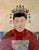 Pair Large Korean Ancestral Portraits 18th/19 Century Joseon Dynasty For Sale - Image 9 of 18