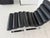 Black Sinus Chairs with Ottomans in Leather from Cor, Set of 4 For Sale - Image 8 of 18