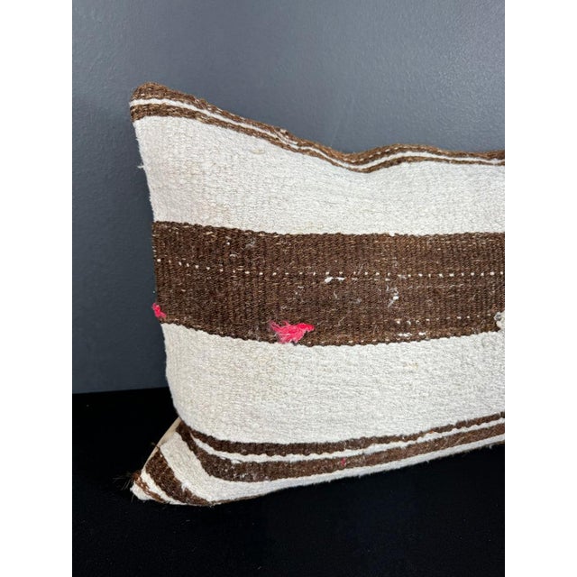 Turkish Hemp Pillow Cushion Natural Beige Brown Pillow Cushion Cover 16" x 24" #30024 Enhance your home decor with our...