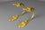Late 19th Century Empire Revival French Gilt Bronze Curtain Tiebacks, 1890s, Set of 2 For Sale - Image 9 of 18