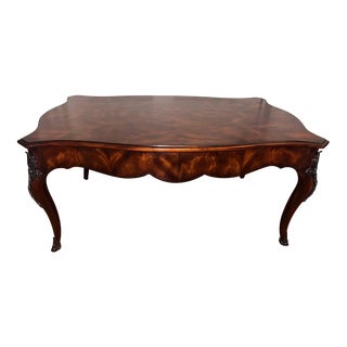Theodore Alexander Flame Cocktail Table For Sale