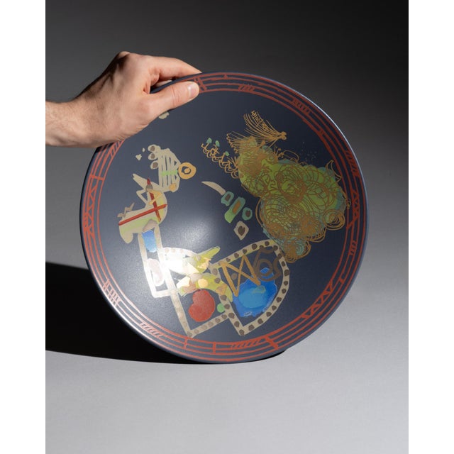 Rosenthal Liguria Porcelain Wall Plate by Gilbert Portanier for Rosenthal Studio-Line, 1970s For Sale - Image 4 of 11