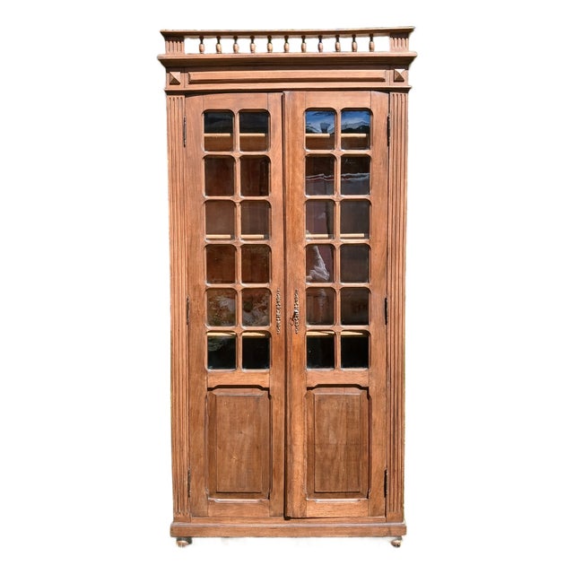 Antique Fir Bookcase, 1900 For Sale