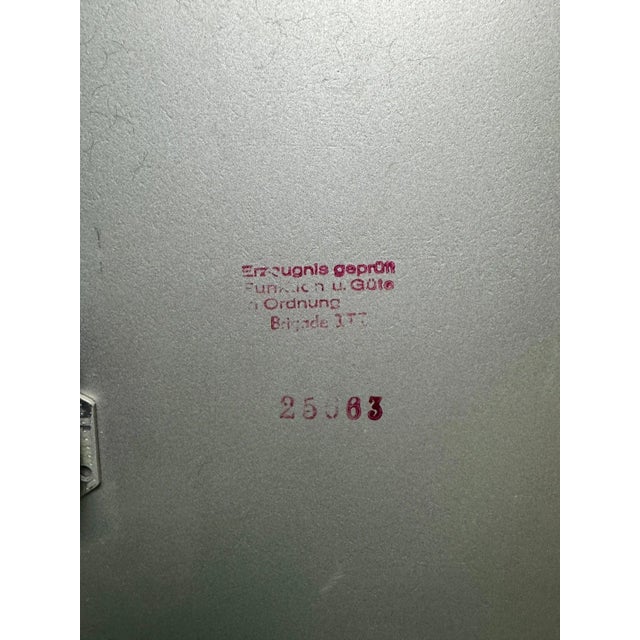 Green Large East German Industrial Factory Clock from Elfema, 1960s For Sale - Image 8 of 9