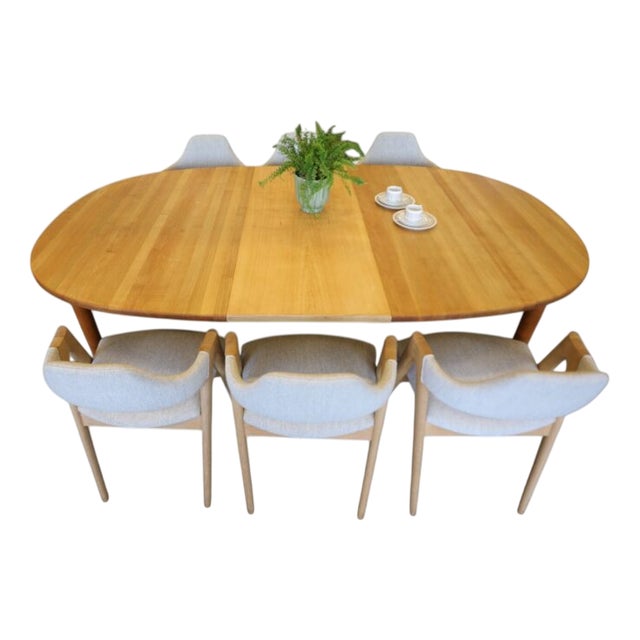 Vintage Oval Dining Table in Oak from Brdr. Andersen, 1960s For Sale
