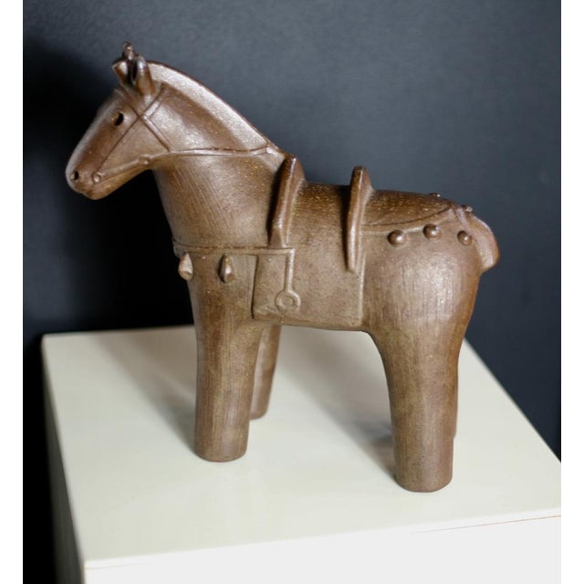 Japanese Ceramic Horse, 1950s For Sale - Image 17 of 17