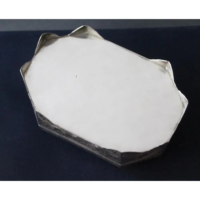 1990s Sterling Silver Jewelry Box, 1990s For Sale - Image 5 of 9