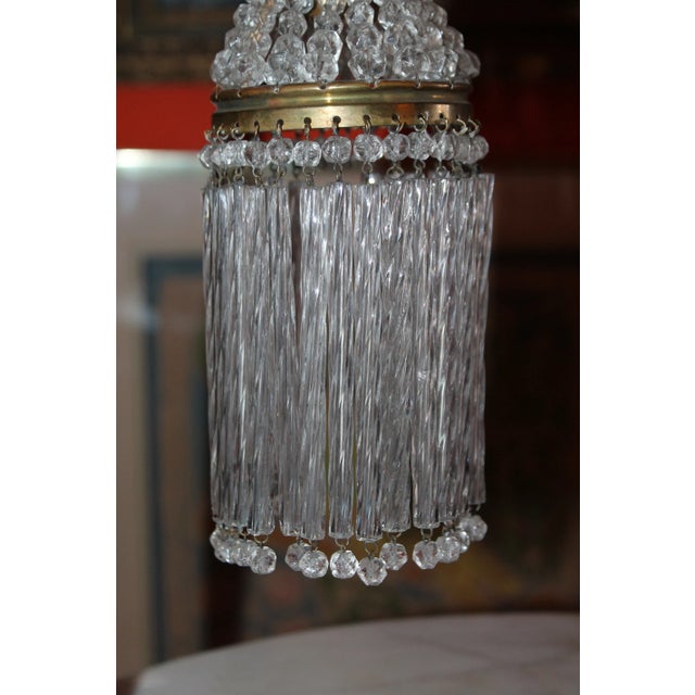 1920s French Art Deco Designer Bronze Based with Adjustable Cut Crystal Shade Desk Lamp For Sale - Image 11 of 13