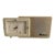 Mid-Century Modern 1957 Bulova Clock Radio - Cream & Gold For Sale