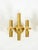 Three-Arm Brass Wall Lamps, 1960s, Set of 2 For Sale - Image 10 of 18