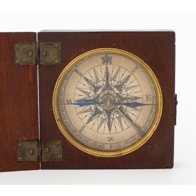 Brown George III Pocket Compass, Early 19th Century For Sale - Image 8 of 8