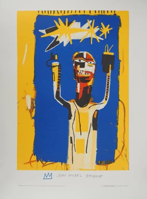 Jean-Michel Basquiat, Welcome Sign (Welcoming Jeers), 1997, Lithograph