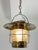 Naval Pendant Lamp in Brass and Opaline Glass, 1940s For Sale - Image 6 of 13