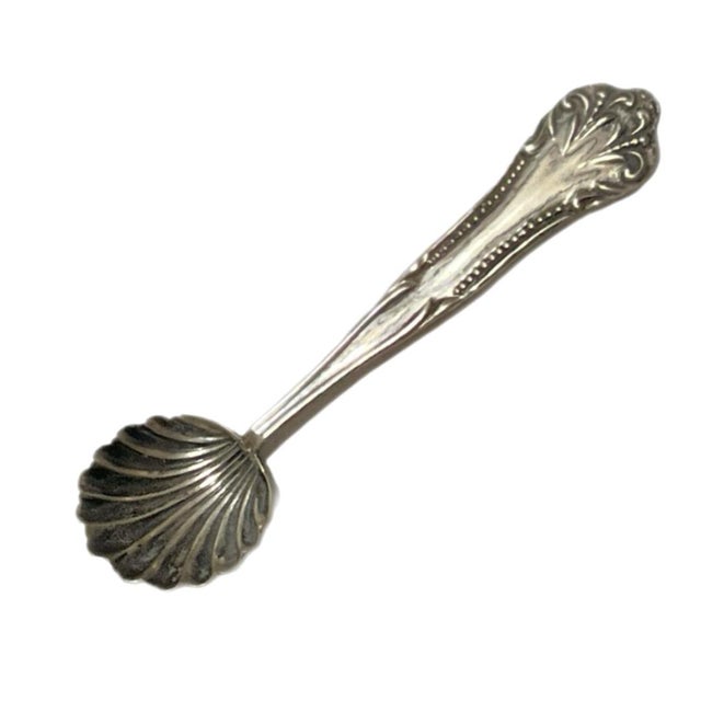 Vintage Bird Salt Cellar With Sterling Spoon For Sale In Houston - Image 6 of 7