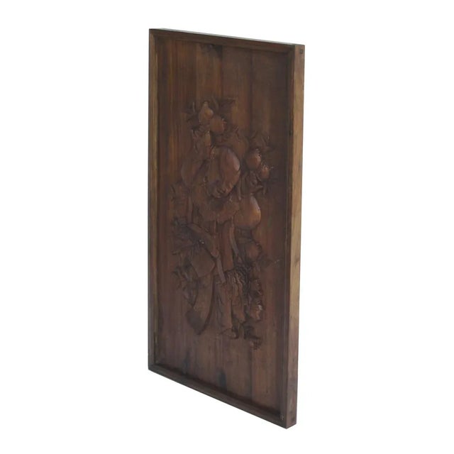 Chinese Hand Carved Relief Panel of Child For Sale - Image 4 of 5