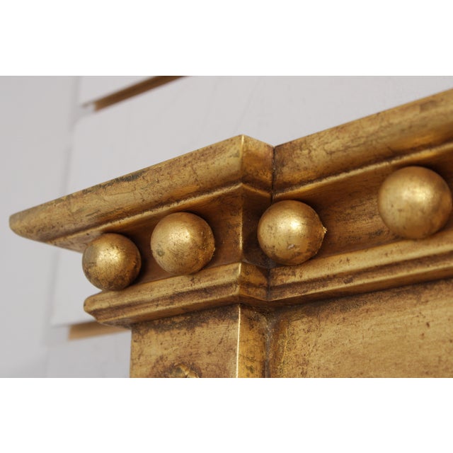 Friedman Brothers Friedman Brothers Gold Framed Urn & Flower Carved Trumeau Mirror For Sale - Image 4 of 16