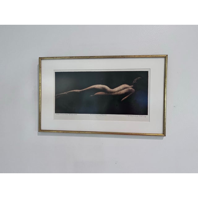 1970s Artist’s Proof “Reclining Figure” by Francis Kelly | Framed British Figurative Print For Sale - Image 4 of 9