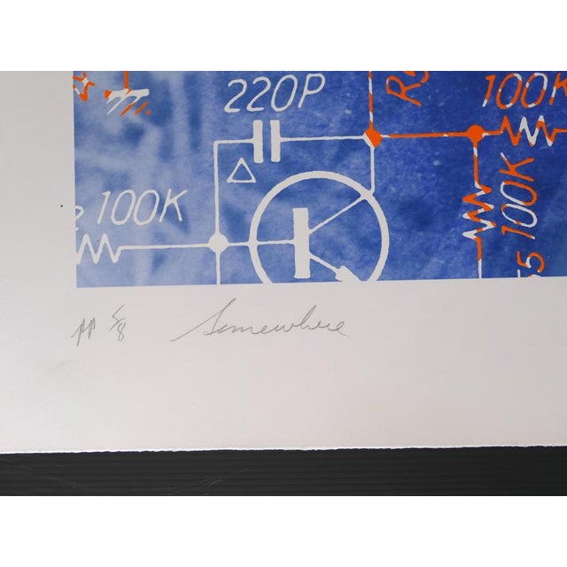 Somewhere is an original print realized by one of the fathers of Pop Art James Rosenquist in 1981. Color lithograph on...
