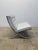 Metal Ludwig Mies Van Der Rohe White Leather Barcelona Chairs for Knoll - A Pair For Sale - Image 7 of 17