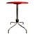 Vintage Red Chrome Stool from Brabantia For Sale - Image 6 of 6