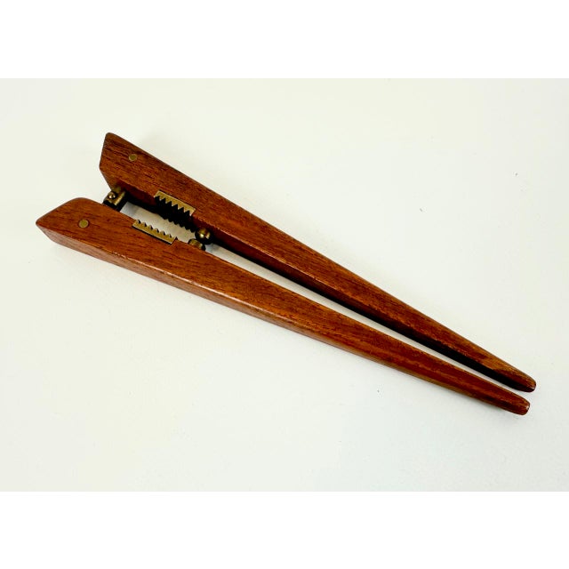 Mid-Century Modern Teak and Brass Nutcracker by Poul Knudsen, 1950s For Sale - Image 9 of 9