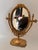Brass Vintage French Brass Vanity Table Mirror For Sale - Image 8 of 8
