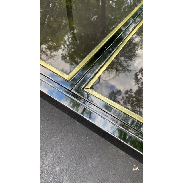 Rare 1980’s Extendable Milo Baughman Style Dining Table - Design Institute of America For Sale - Image 9 of 13