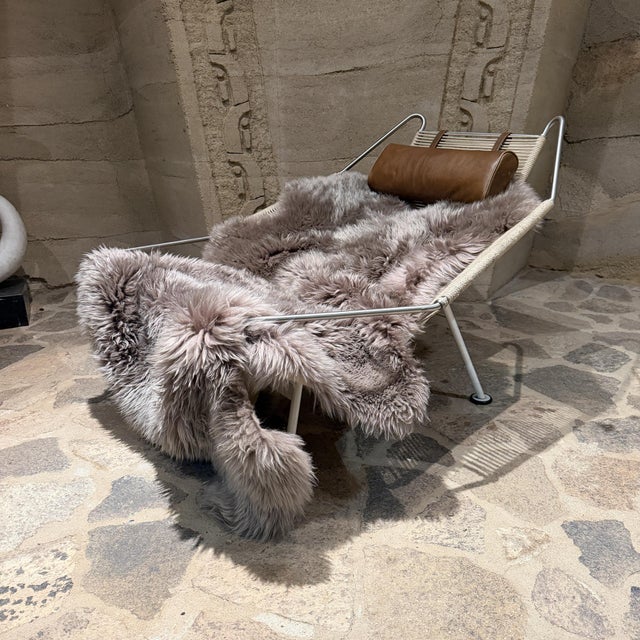 1960s Hans J Wegner Flag Halyard Chair, 1950 Mid Century Danish Modern For Sale - Image 5 of 17