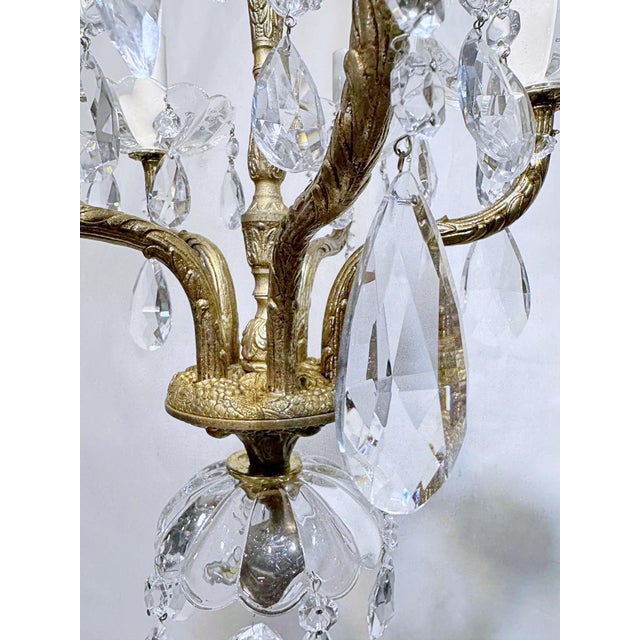 Metal 1950's Bohemian Style Chandelier For Sale - Image 7 of 8