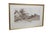 Victorian Antique Ernest C Rost Wayside Inn Horse Cottage Country Road Etching 27" For Sale - Image 3 of 12
