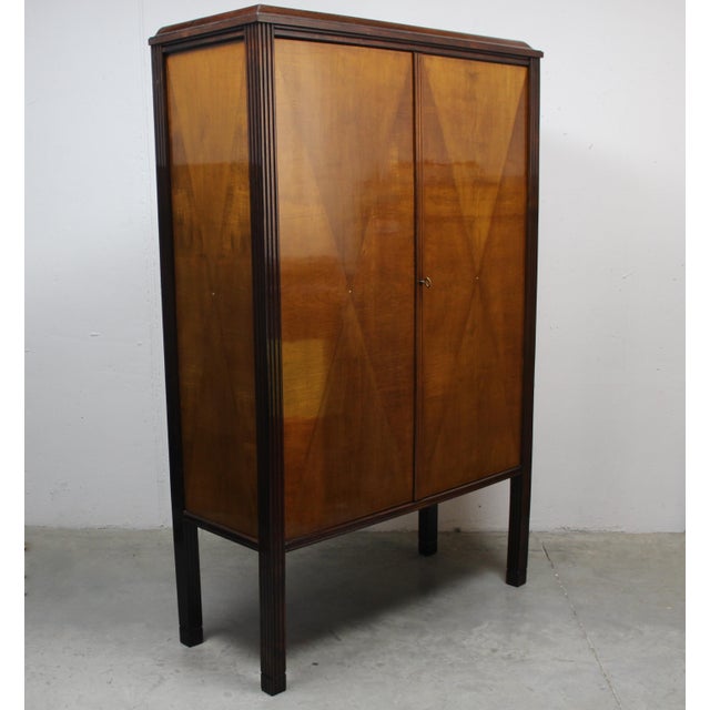 Vintage French Art Deco Cabinet, 1920s For Sale - Image 4 of 9