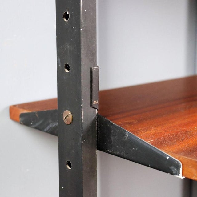 Vintage Floor-to-Ceiling Bookcase, 1960s For Sale - Image 4 of 10
