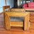Dark Pink Brutalist Howard Oak Lounge Chair 1950s Usa For Sale - Image 8 of 10