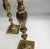Hollywood Regency Mid-20th Century Hollywood Regency Sculptural Brass Candlesticks, 15" – Pair For Sale - Image 3 of 7