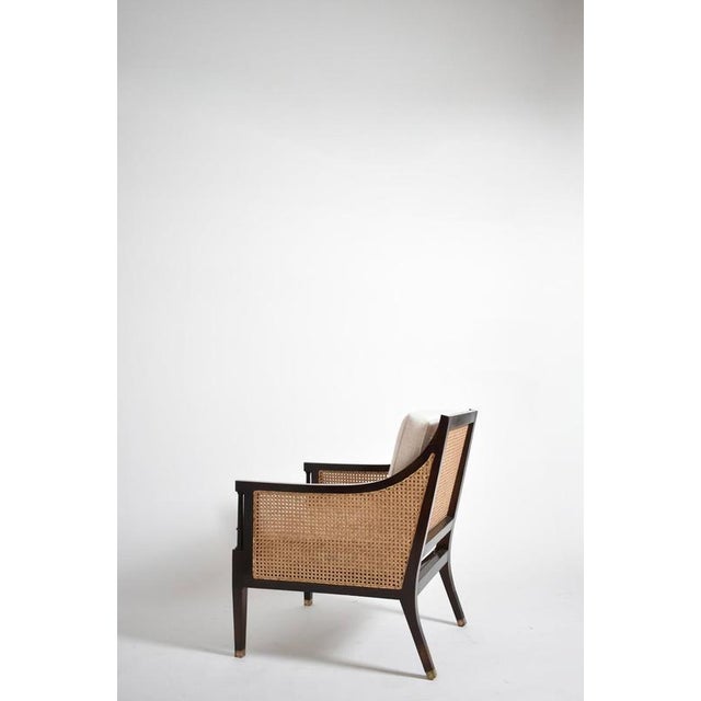 Neoclassical Wood and Caning Lounge Chairs, 1960s, Set of 2 For Sale - Image 4 of 6