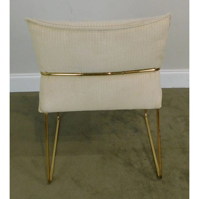 Metal Otto Gerdau Italian Mid-Century Modern Brass Armchairs - a Pair For Sale - Image 7 of 13
