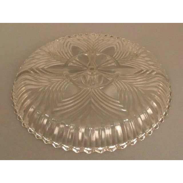 1960s Vintage Indiana Clear Glass 3-Part Condiment Relish Dish 259 For Sale - Image 5 of 7