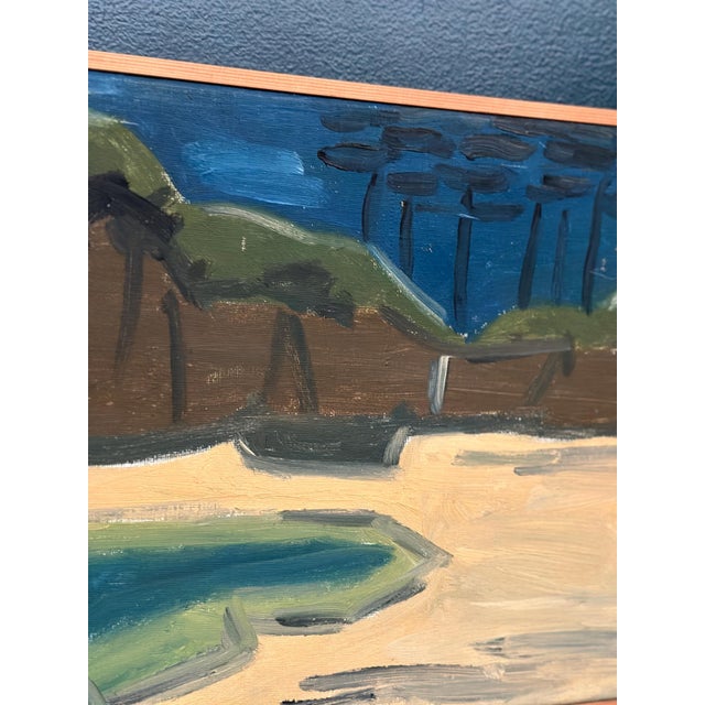 Gunne, Landscape, 1968, Oil Painting on Canvas, Framed For Sale - Image 15 of 18