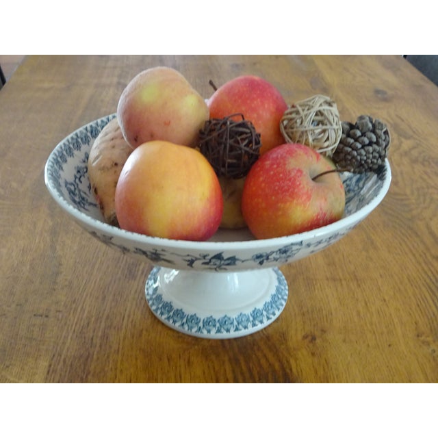 Large Terre De Fer Compote Dish by HB&Cie, 1890s For Sale - Image 3 of 18