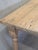 Tan Antique 1920s English Weathered Pine Farmhouse 7' Long Kitchen or Dining Table For Sale - Image 8 of 13