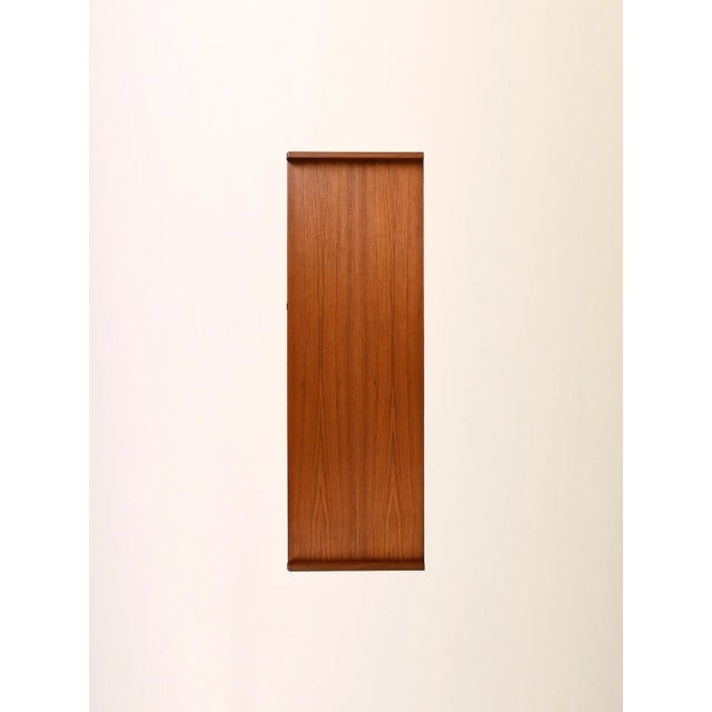 Vintage Scandinavian Teak Sideboard with Tiled Drawers, 1960s For Sale - Image 9 of 10