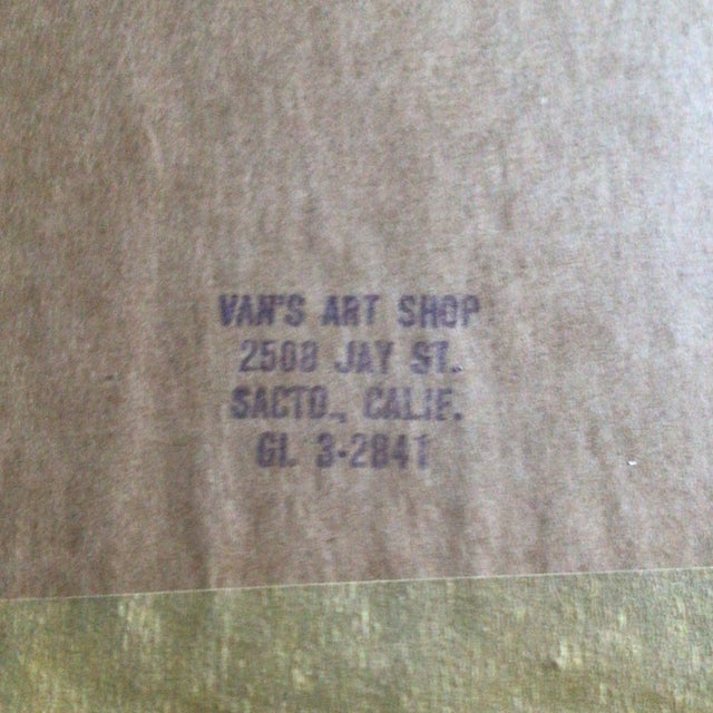 Vintage Framed Parisian Street Scenes Prints by French Post-Impressionist Painter Élisée Maclet - Set of 3 For Sale - Image 12 of 12