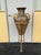 Neoclassical Vintage Floor Amphora Urn Vase 52” With Lionhead Ring Handles &Tripod Stand For Sale - Image 3 of 8