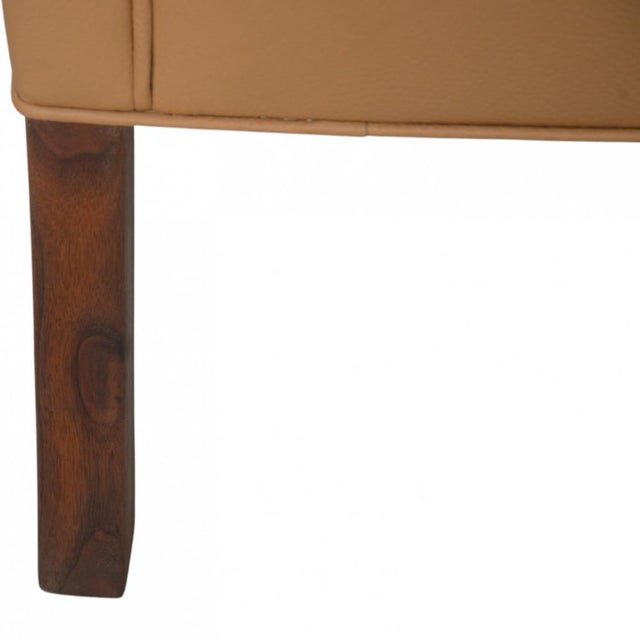 2207 Chair in Beige Leather by Børge Mogensen, 1990s For Sale - Image 11 of 18
