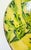 French Provincial 19th Century Slipware Bowl With Freeform Ochre and Green Glaze For Sale - Image 3 of 12