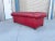 Red 1980s Vintage Tufted Red Leather Rolled-Arm Chesterfield Sofa For Sale - Image 8 of 11