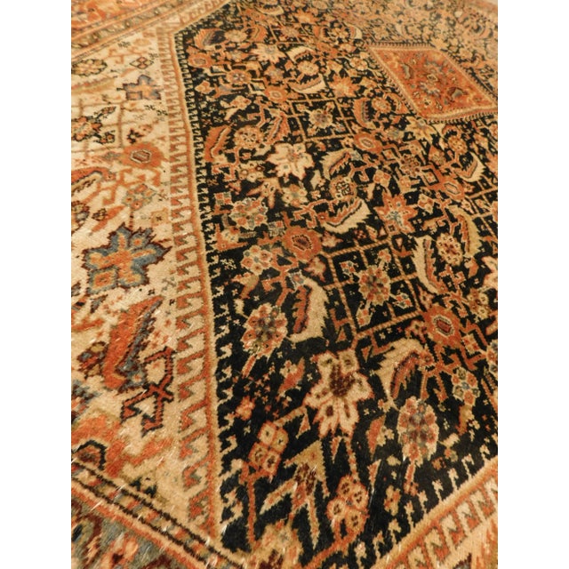 Antique Persian Qashqai Rug For Sale - Image 11 of 13