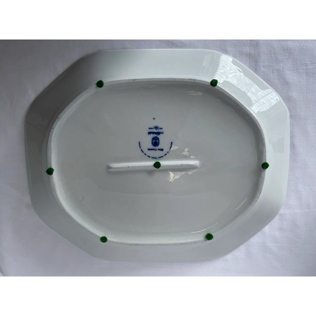 Blue Mottahedeh Canton Octagonal Tureen and Platter For Sale - Image 8 of 9